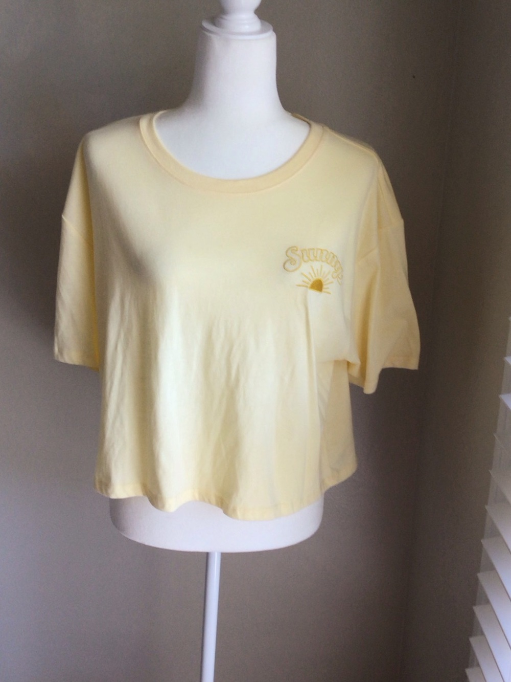 NWT Oak & trellis Boxy,cropped Tee